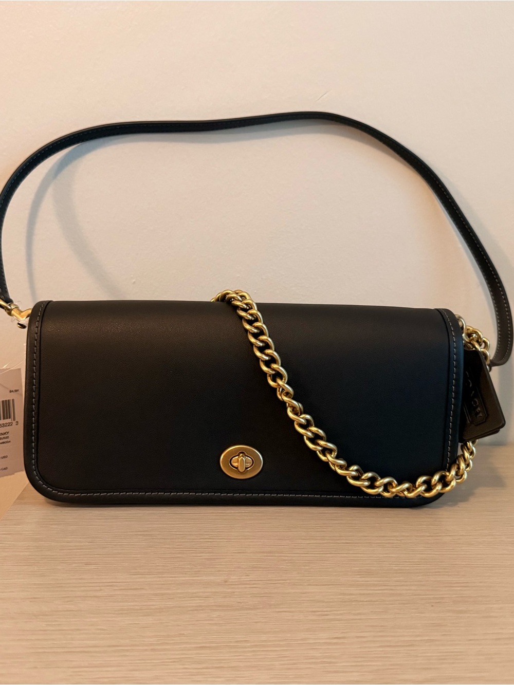 Coach Dinky Black Shoulder Bag
